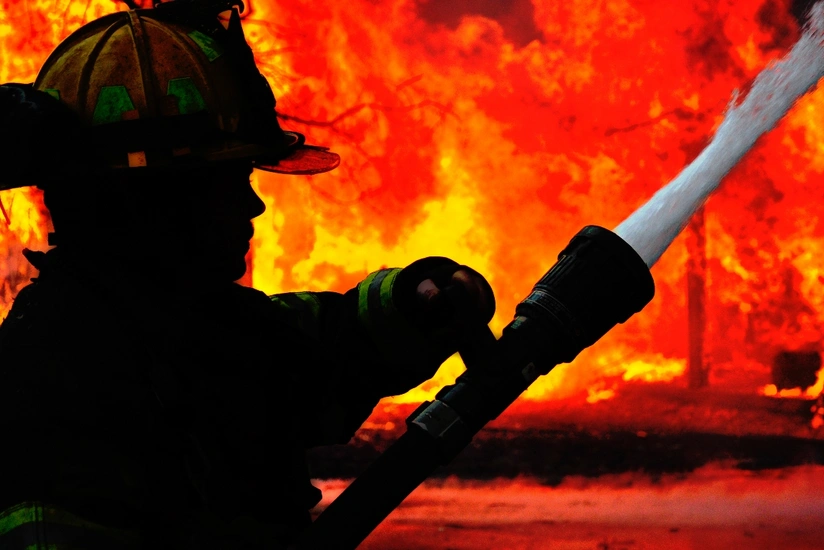 Bus fire in southern India leaves five dead