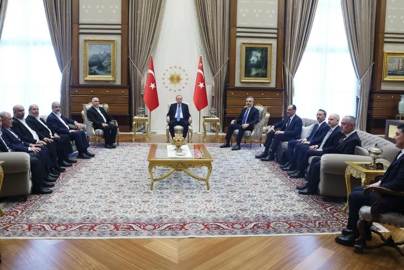 Президент Турции принял делегацию ХАМАС