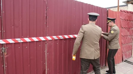 Yanğın təhlükəli maye qazdoldurma məntəqəsinin fəaliyyəti dayandırılıb