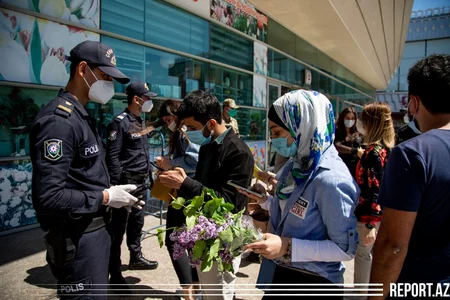 Bakıda polis naryadlarının sayı artırılıb - FOTOREPORTAJ