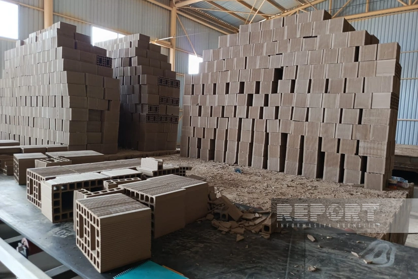 Производственная мощность Ходжалинского кирпичного завода составляет 16,2 млн единиц в год