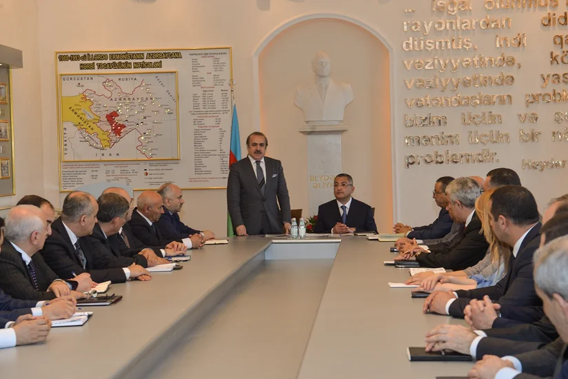 Qaçqınkomda Heydər Əliyevin anadan olmasının 95-ci ildönümü qeyd olunub