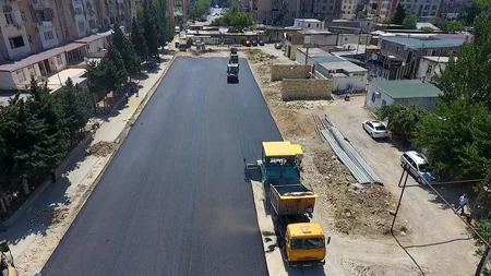 Paytaxtın Yasamal rayonunda yeni yol infrastrukturu yaradılır