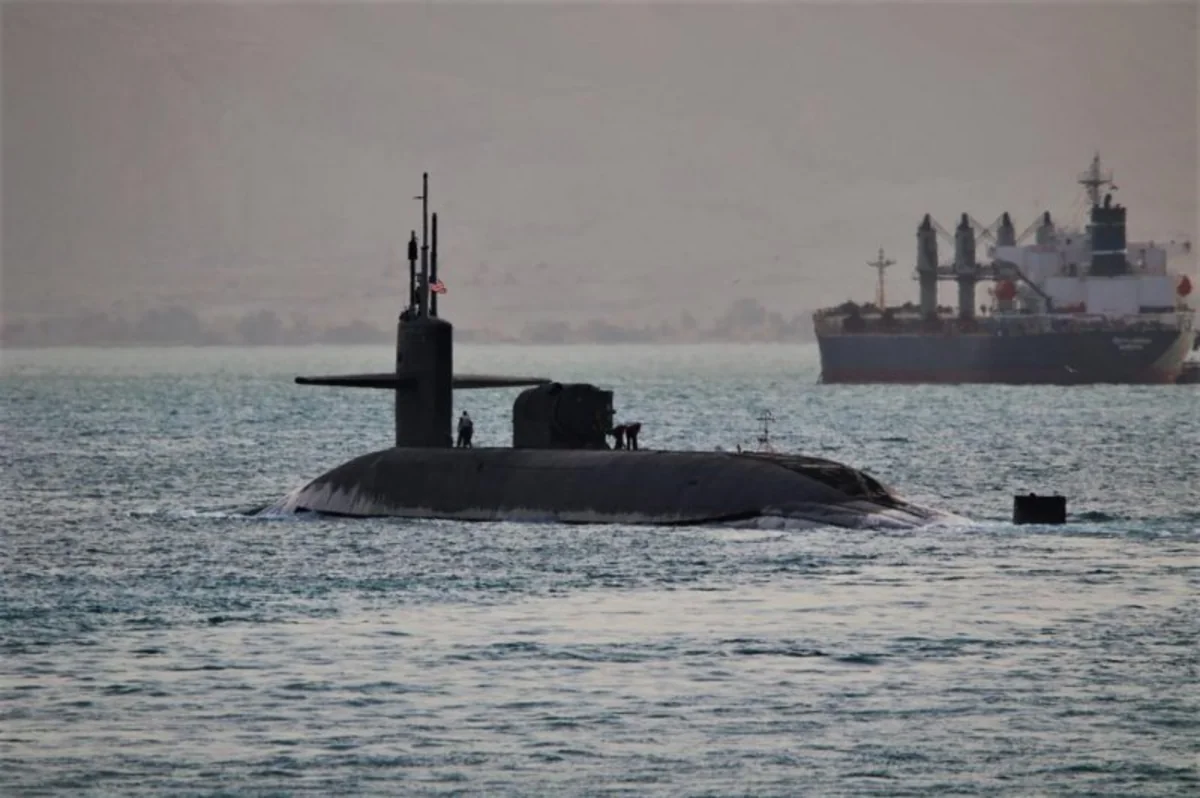 Iran says forces US submarine to surface in Gulf, US denies