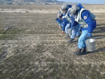 Xızıda 187 ədəd partlamamış hərbi sursat aşkarlanıb