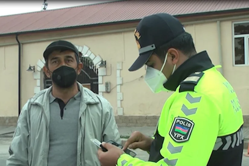 Şəmkirdə yol polisi reyd keçirib - FOTO
