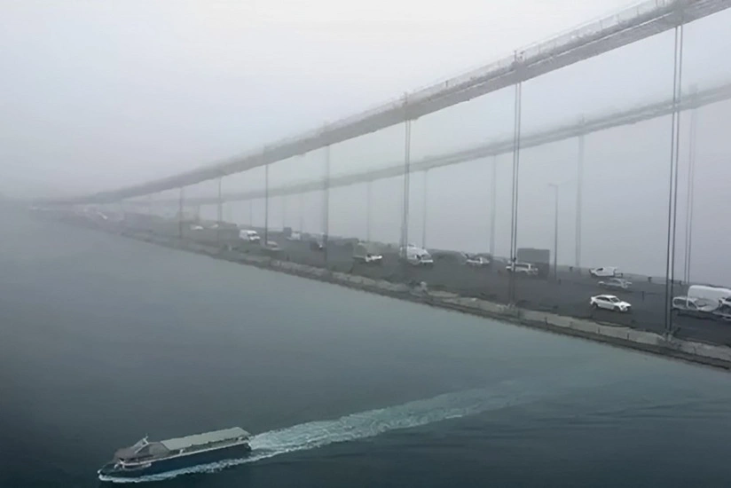 İstanbul boğazında gəmilərin hərəkəti ikitərəfli dayandırılıb