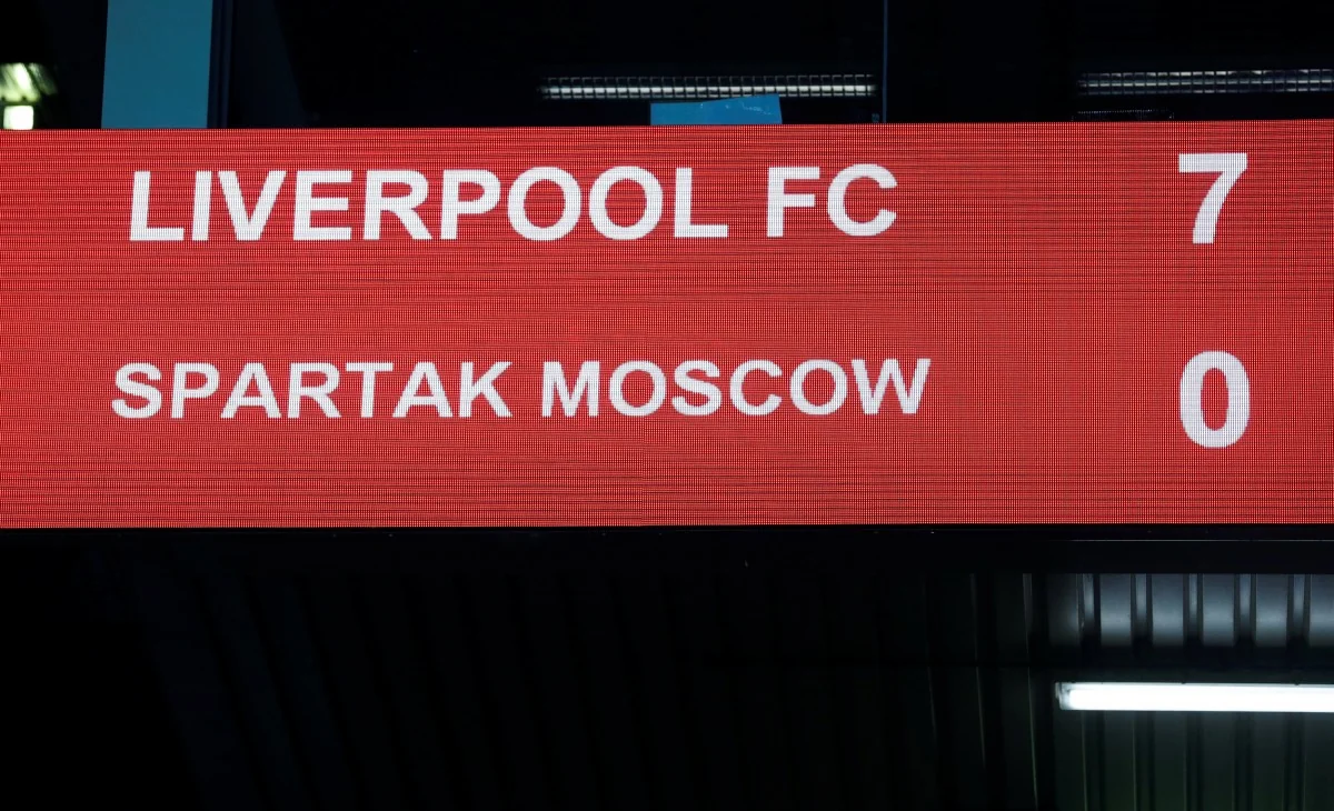 Moskva “Spartak”ı 95 illik tarixi ərzində ən böyük hesablı məğlubiyyətlə üzləşib