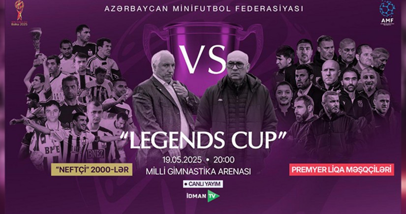 Azərbaycan futbolunun əfsanələri arasında oyun keçiriləcək