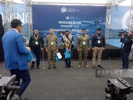 Mingəçevir Reqatasında qazilər mükafatlandırılıb