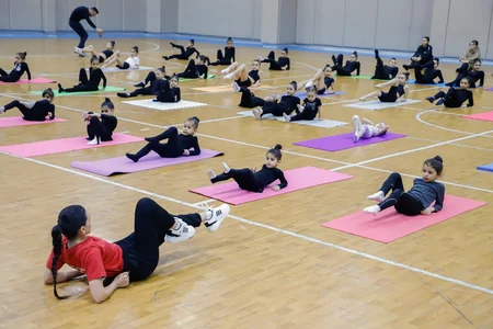 Naxçıvanda gimnastlar üçün ustad dərsi keçirilib