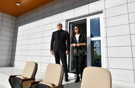Prezident Quba Olimpiya İdman Kompleksində yenidənqurmadan sonra yaradılan şəraitlə tanış olub