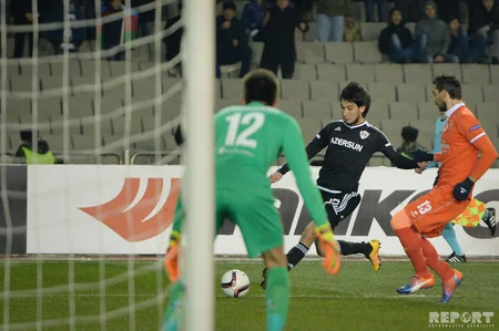 Qarabagın Fiorentina ilə başabaş mübarizəsi - FOTOREPORTAJ
