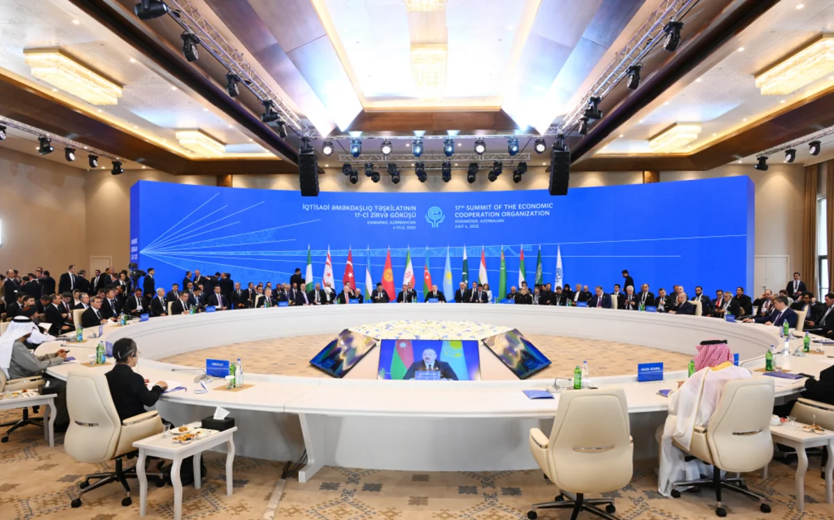 Video from 17th Summit of ECO in Khankandi shared on President Ilham Aliyev's social media accounts