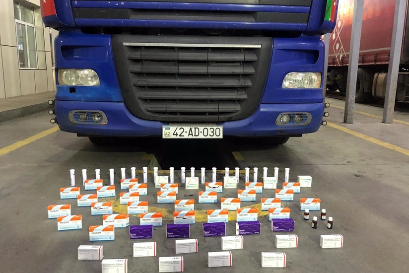 Gömrükçülər Rusiyadan qanunsuz gətirilən dərman preparatları aşkarlayıb