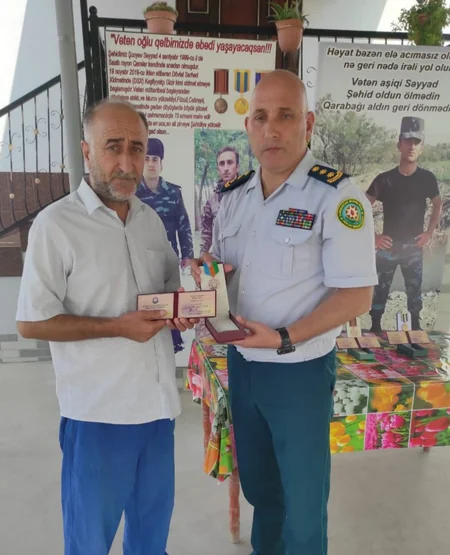 DSX rəhbərliyi şəhid sərhədçilərin ailələrinə və Vətən müharibəsi qazilərinə baş çəkib