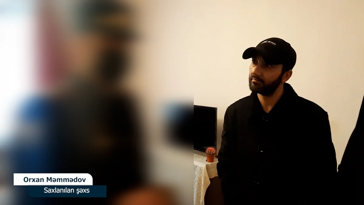 Bakıda narkotiki su sayğacında gizlədən şəxs saxlanılıb