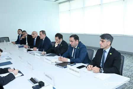 Bilateral meeting of Azerbaijani, Armenian FMs begins