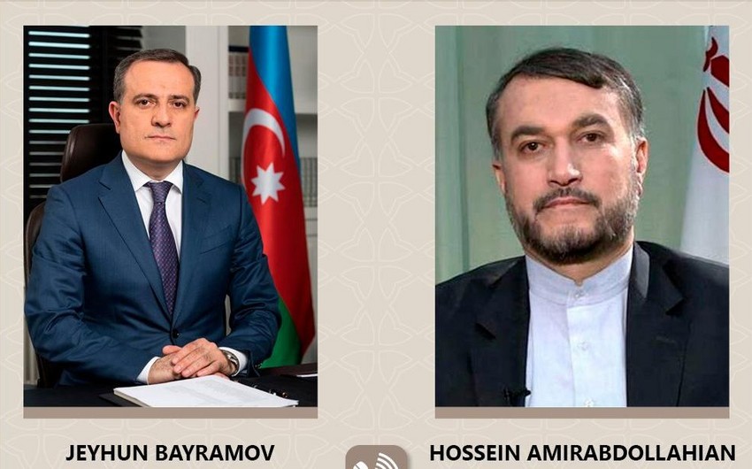Ceyhun Bayramov ilə Hüseyn Əmir Abdullahian arasında telefon danışığı olub