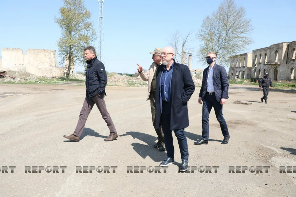 Ukrayna baş nazirinin müavini Ağdamı ziyarət edib