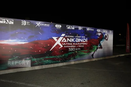 Xankəndi - Bakı ultra marafonunun açılış mərasimi keçirilib