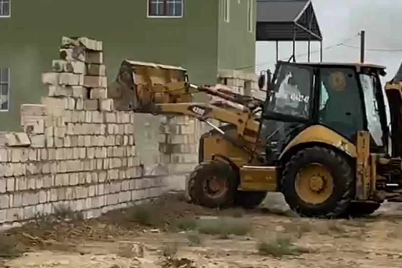 Abşeronda qanunsuz tikintinin qarşısı alınıb