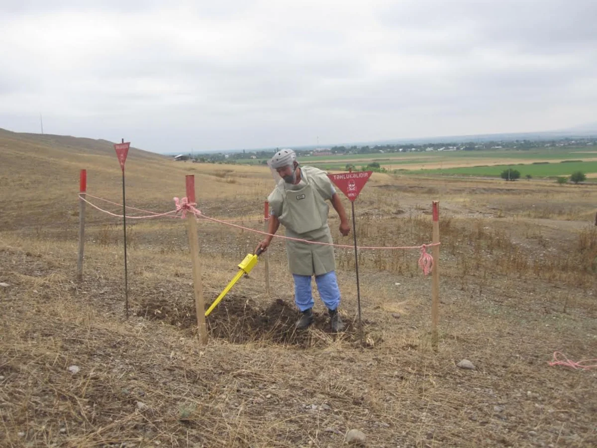 ​Füzuli, Tərtər və Astarada partlamamış hərbi sursatlar aşkar edilib - FOTO