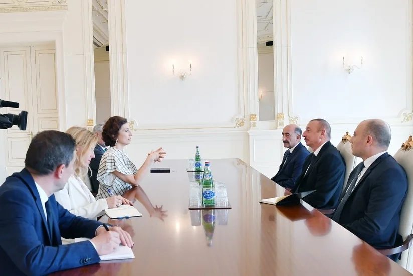 President Ilham Aliyev received delegation led by Director-General of UNESCO Audrey Azoulay