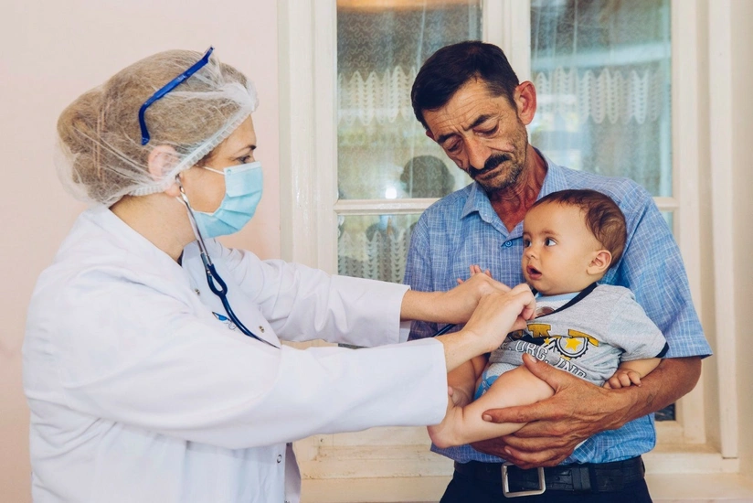 Villagers targeted by Armenians pass a free health check