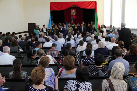 “Şəhidlər ölməz, Vətən bölünməz!” devizi altında vətənpərvərlik tədbiri keçirilib