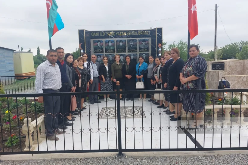 Tərtərdə şəhidlərin xatirəsinə bulaq abidə kompleksi inşa edilib