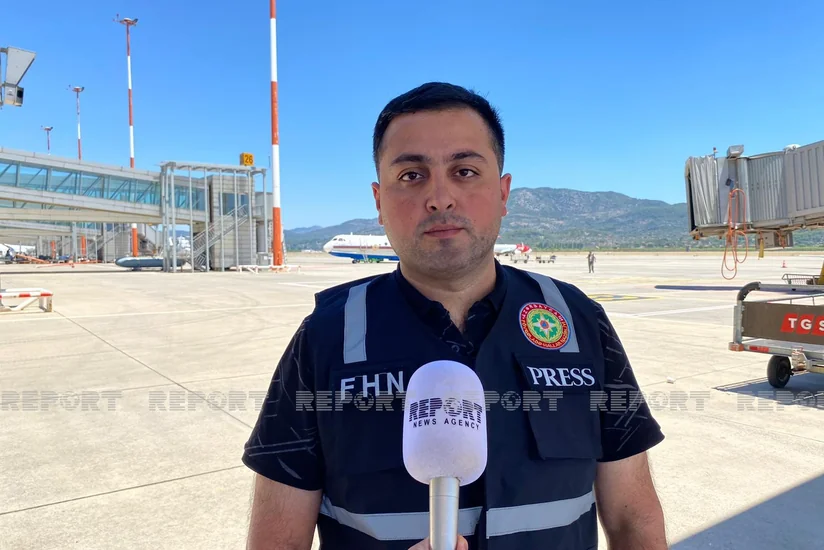 FHN rəsmisi: Ərdoğan Azərbaycanın yanğınsöndürmə təyyarəsinin heyət üzvlərinə təşəkkür edib