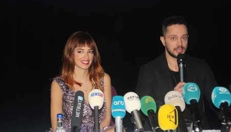 Мурат Боз и Седа Бакан в CinemaPlus - ВИДЕО
