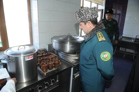 Azərbaycanın ən yüksək zirvəsində yeni sərhəd zastavasının açılışı olub - FOTO
