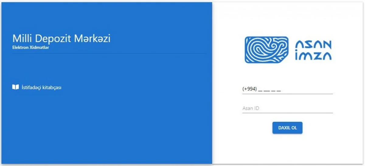 Milli Depozit Mərkəzi investorlar üçün “Elektron xidmətlər” sistemini istifadəyə verib