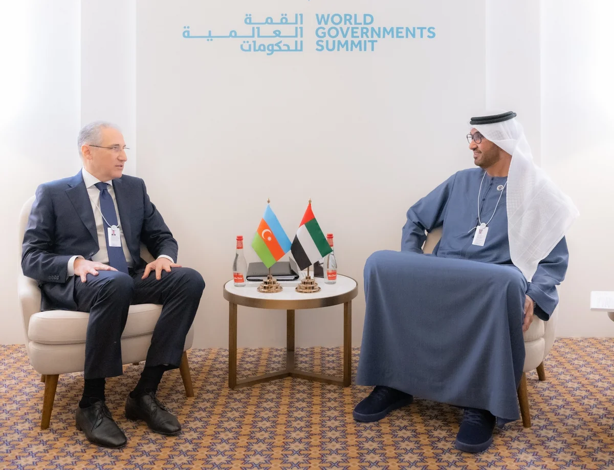 Muxtar Babayev COP28-in prezidenti ilə görüşüb