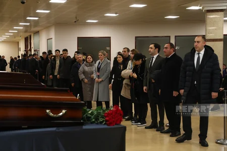 Bakıda təyyarə qəzasında həlak olan ekipaj üzvləri ilə vida mərasimi başa çatıb - YENİLƏNİB-2