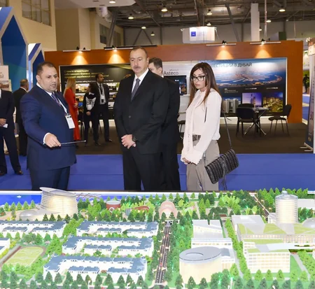President Ilham Aliyev visits International Real Estate and Investment Exhibition