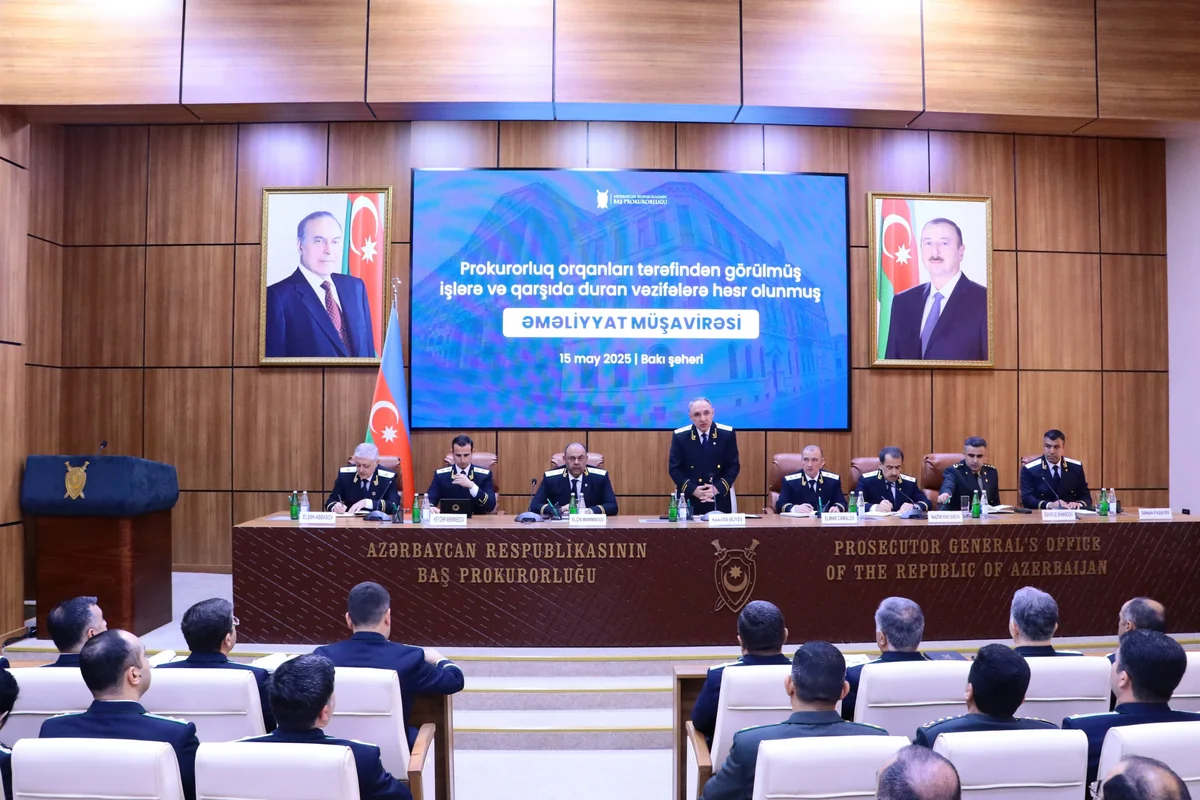 Baş Prokurorluqda əməliyyat müşavirəsi keçirilib, Kamran Əliyev tapşırıqlar verib