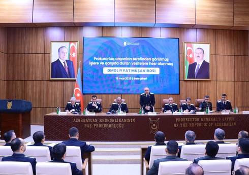 Baş Prokurorluqda əməliyyat müşavirəsi keçirilib, Kamran Əliyev tapşırıqlar verib