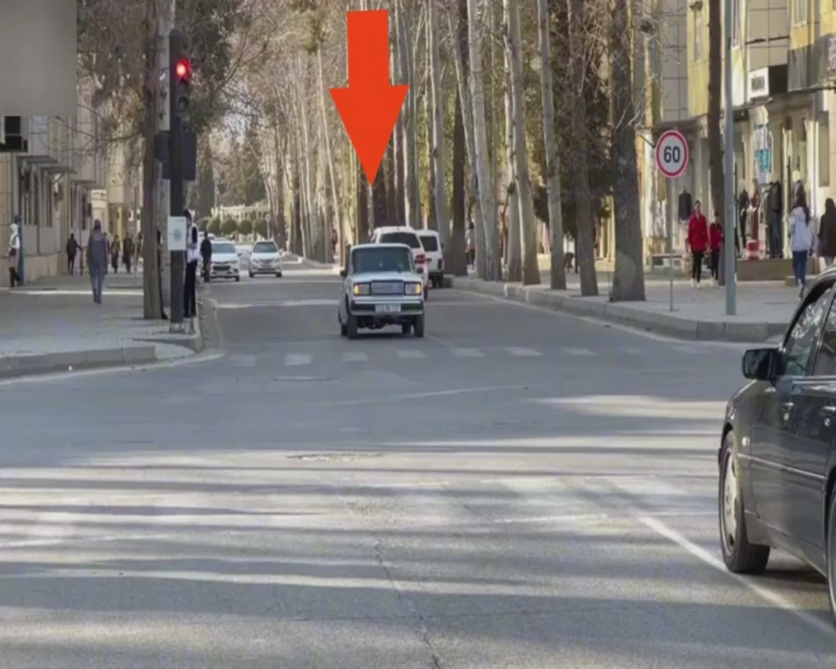 Mingəçevirdə polisin tələbinə məhəl qoymayan sürücü inzibati həbs olunub