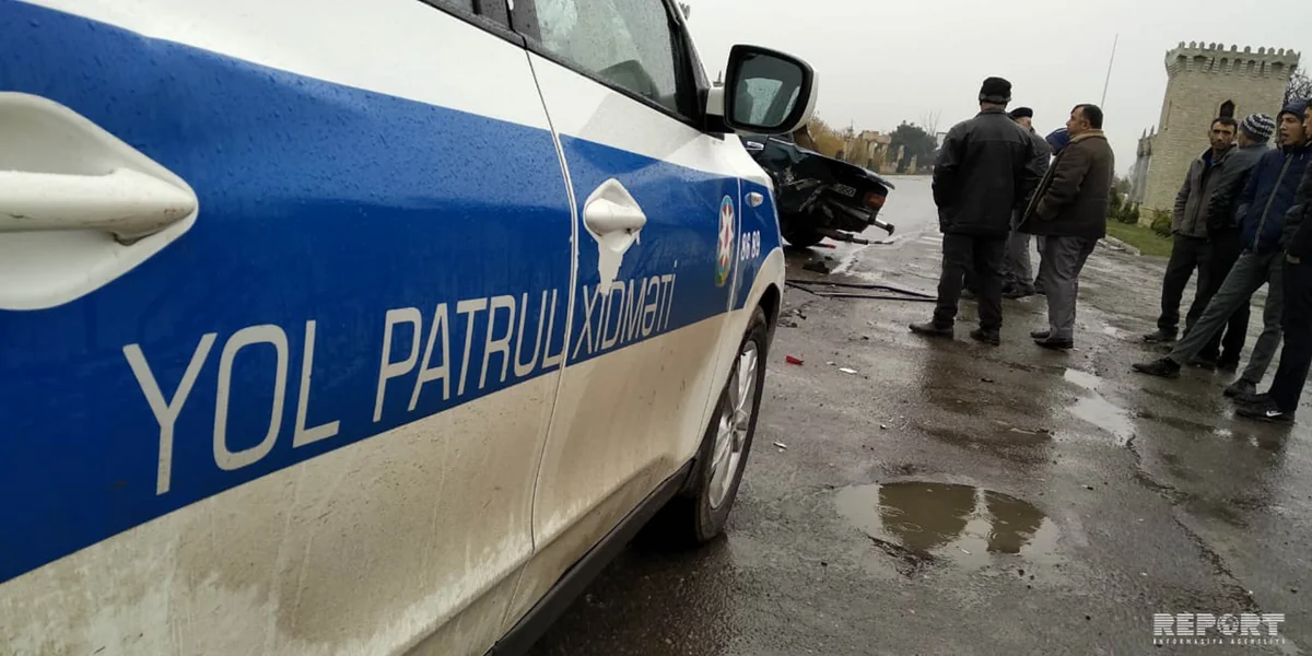 Qaradağda iki avtomobil toqquşdu, xəsarət alan var