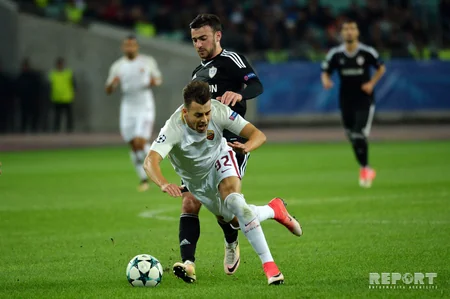 ÇL: Qarabağ  Roma qarşılaşması maraqlı anlarla yadda qalıb - FOTOREPORTAJ