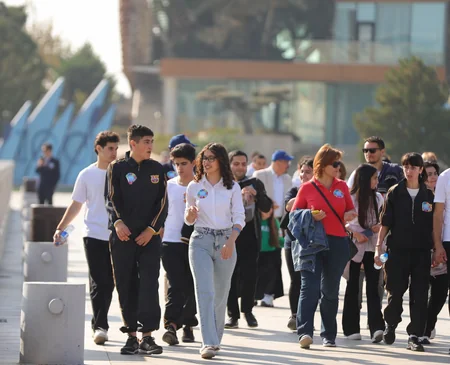 BMT Gününə həsr olunmuş “Güvən yürüşü” keçirilib