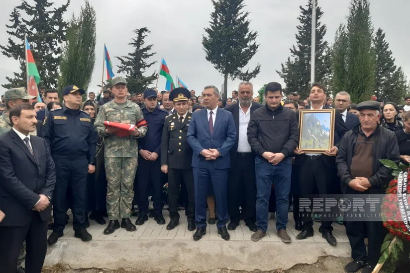 Biləsuvarda Birinci Qarabağ müharibəsinin şəhidi Elbrus İsaqov dəfn edilib - YENİLƏNİB
