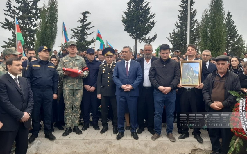 Biləsuvarda Birinci Qarabağ müharibəsinin şəhidi Elbrus İsaqov dəfn edilib - YENİLƏNİB