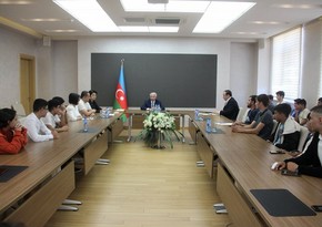 Beynəlxalq turnirlərdə medal qazanmış Azərbaycan velosipedçiləri mükafatlandırılıb