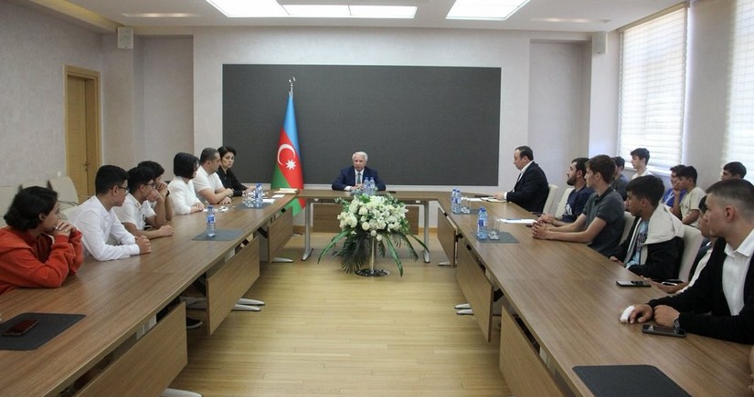 Beynəlxalq turnirlərdə medal qazanmış Azərbaycan velosipedçiləri mükafatlandırılıb
