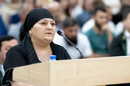 Victims, including those injured, taken captive and held hostage due to attacks by Armenian armed forces, and mine victims testify in court