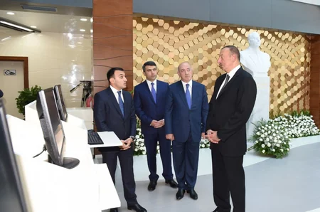 Prezident İlham Əliyev Qəbələ regional “ASAN xidmət” mərkəzinin açılışında iştirak edib